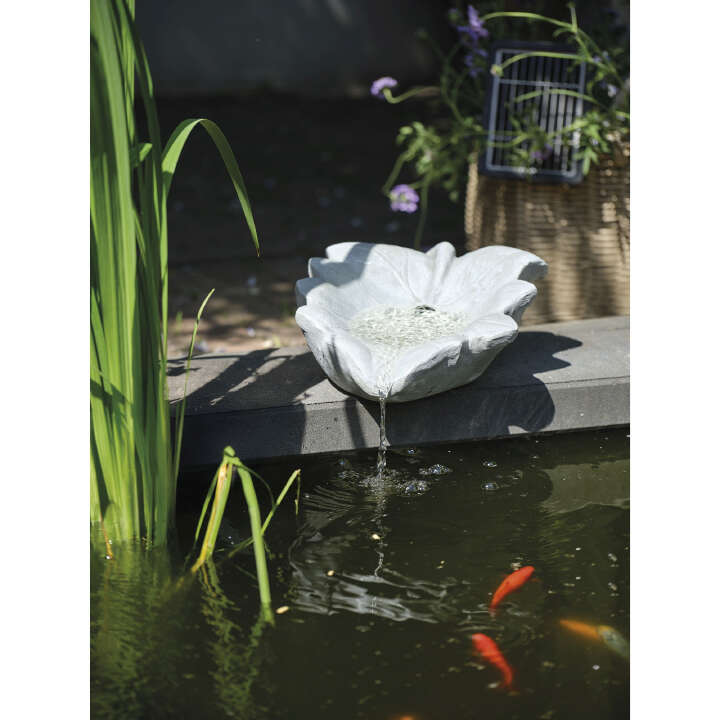 LUMINEO Solar-Springbrunnen Gartenteich